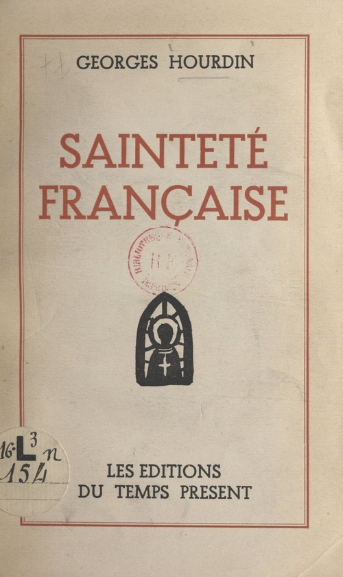 ebook cover of Sainteté française, by Georges Hourdin