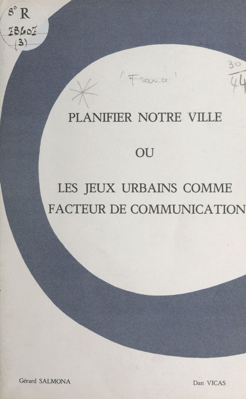 ebook cover of Planifier notre ville, by Cofror, Dan Vicas, Gerard Salmona