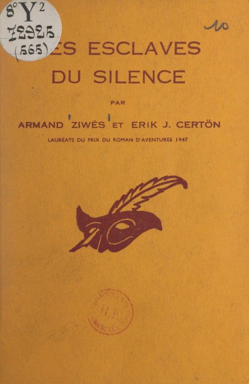 ebook cover of Les esclaves du silence, by Armand Ziwes, Erik-J. Certon
