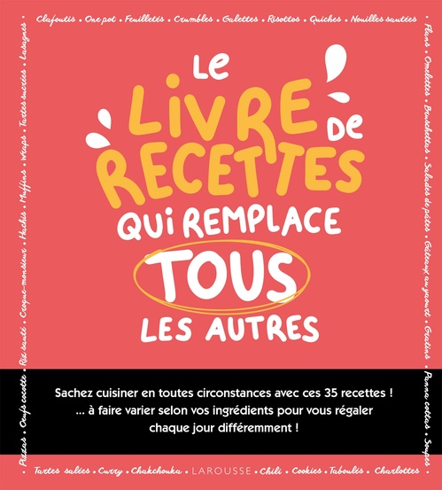 ebook cover of Le livre de recettes qui remplace tous les autres !, by Marie-Élodie Pape