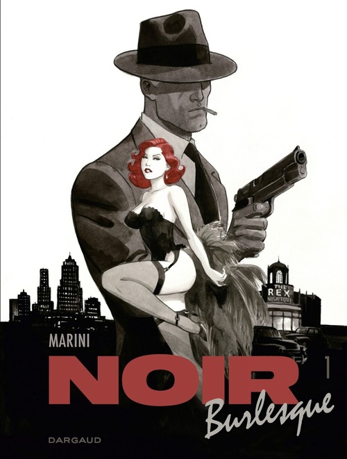 ebook cover of Noir burlesque - Tome 1, by Enrico Marini