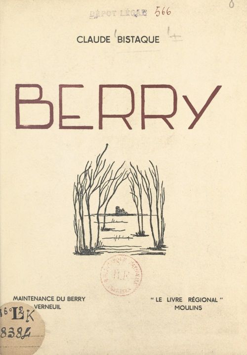 ebook cover of Berry, by Claude Bistaque
