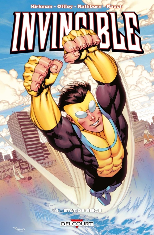 Couverture ebook de Invincible T19 - État de siège, de Cliff Rathburn, Robert Kirkman, Ryan Ottley