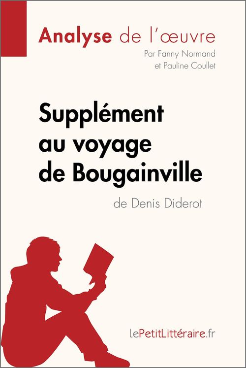 ebook cover of Supplément au voyage de Bougainville de Denis Diderot (Analyse de l'oeuvre), by Pauline Coullet, Fanny Normand