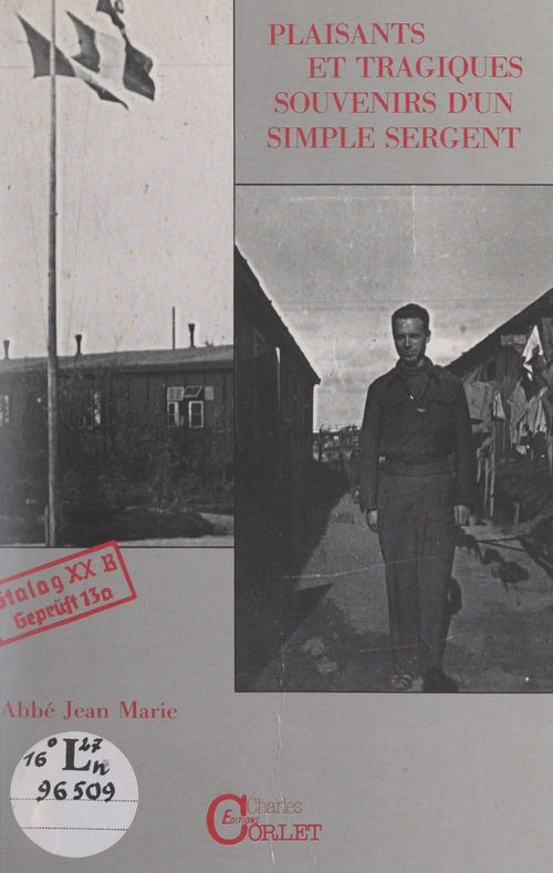 Couverture ebook de Plaisants et tragiques souvenirs d'un simple sergent, de Jean Marie