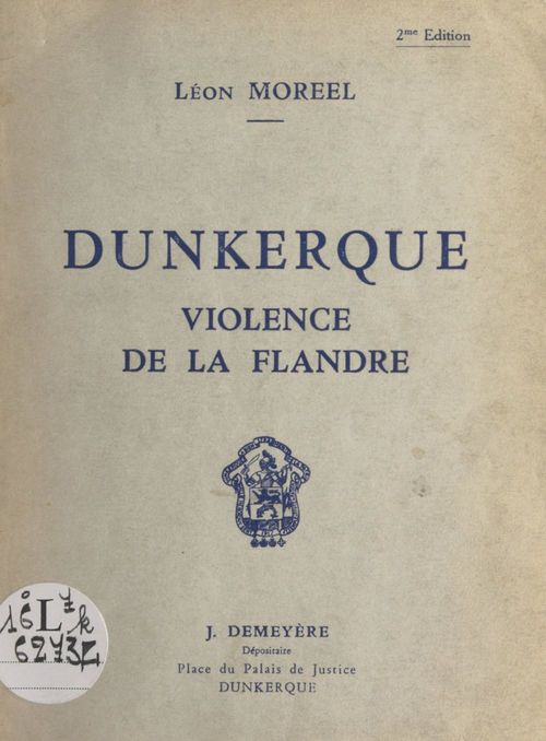 Couverture ebook de Dunkerque, de Leon Moreel