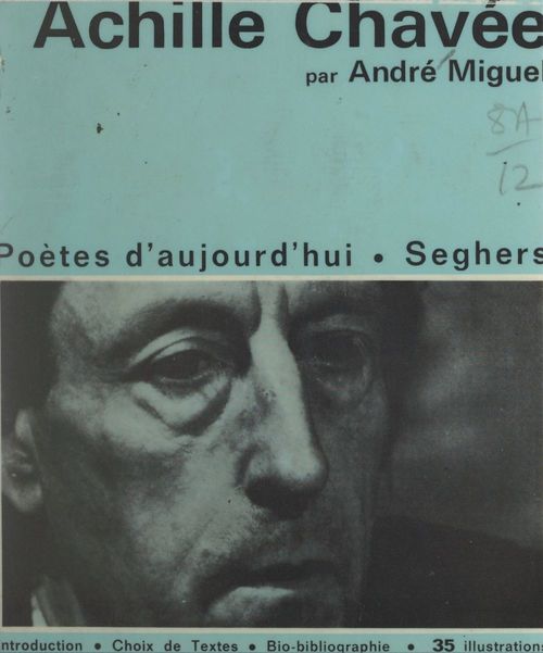 ebook cover of Achille Chavée, by André Miguel