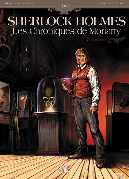 Couverture ebook de Sherlock Holmes - Les Chroniques de Moriarty T01 - Renaissance, de Sylvain Cordurie