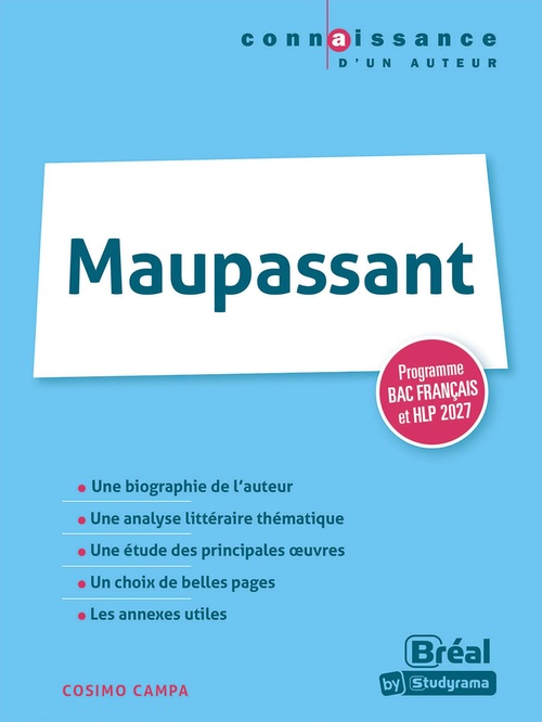 ebook cover of Maupassant - Programme Bac français et HLP 2027, by Cosimo Campa