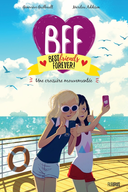 Couverture ebook de Une croisière mouvementée, de Marilou Addison, Geneviève Guilbault, Oriol Vidal pastor