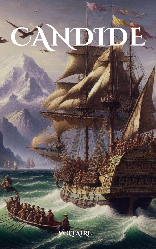 Couverture ebook de Candide, de Voltaire