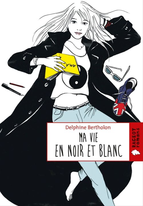 ebook cover of Ma vie en noir et blanc, by Delphine Bertholon