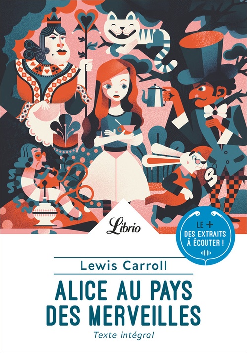 ebook cover of Alice au pays des merveilles, by Lewis Carroll