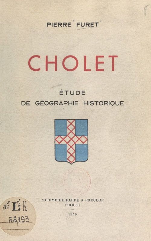 Couverture ebook de Cholet, de Pierre Furet
