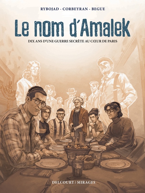 Couverture ebook de Le Nom d'Amalek - Dix ans d'une guerre secrète au coeur de Paris, de Eric Corbeyran