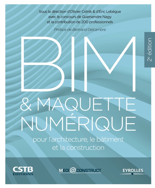 Couverture ebook de BIM et maquette numérique, de Eric Lebègue