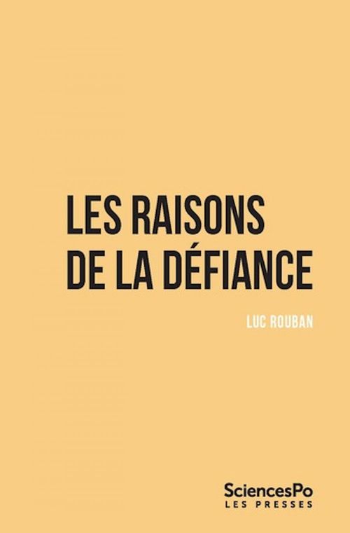 Couverture ebook de Les raisons de la défiance, de Luc Rouban