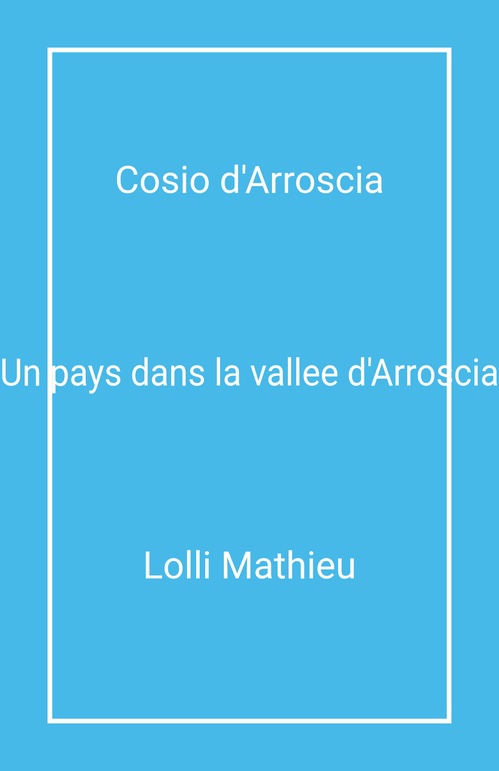 ebook cover of Cosio d'Arroscia, by Lolli Mathieu
