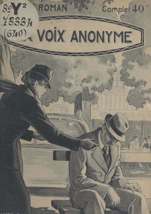 ebook cover of La voix anonyme, by Alice Ravenne