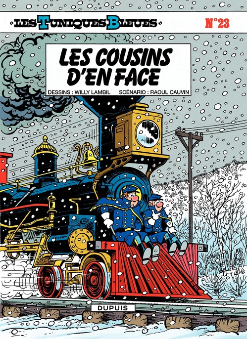ebook cover of Les Tuniques Bleues - Tome 23 - Les cousins d'en face, by Raoul Cauvin, Willy Lambil