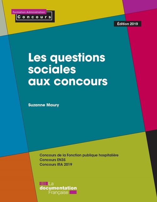 ebook cover of Les questions sociales aux concours - Édition 2019, by Documentation Francaise