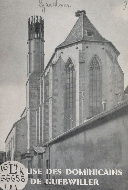 Couverture ebook de L'église des Dominicains de Guebwiller, de Antoine Gardner