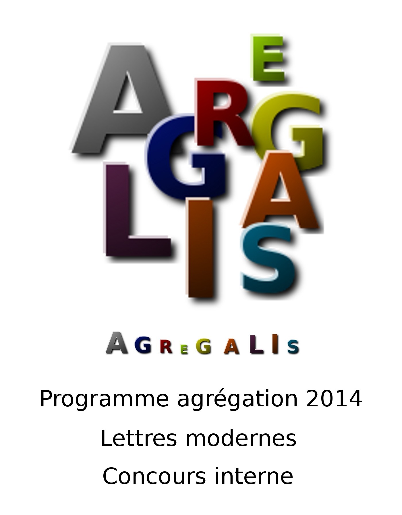 Couverture ebook de Programme agrégation 2014 - Lettres modernes - Concours Interne, de Montesquieu