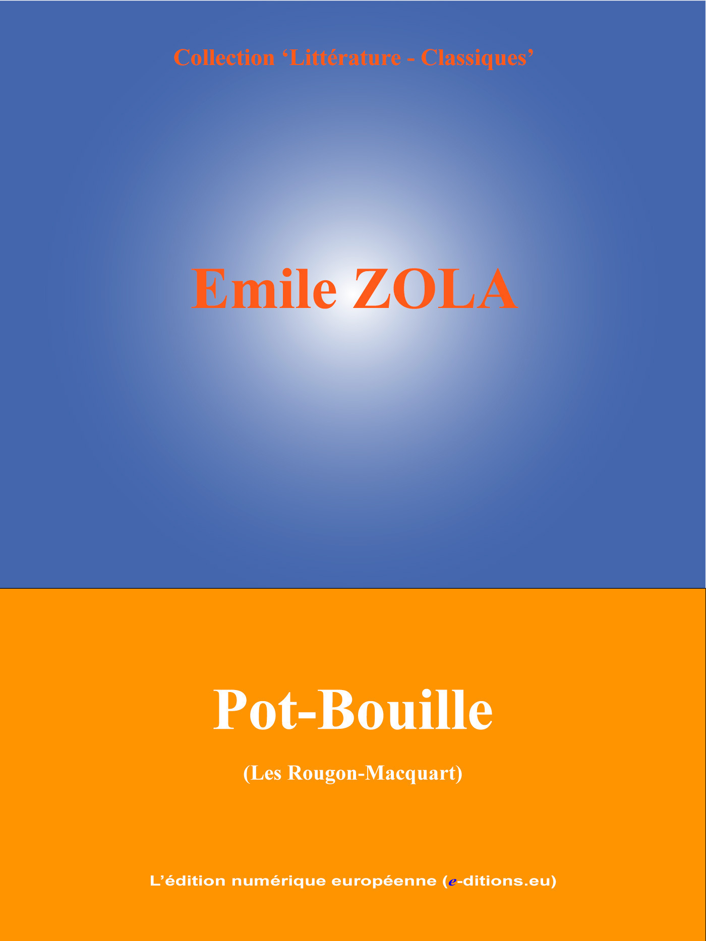 Couverture ebook de Pot-Bouille, de Emile Zola