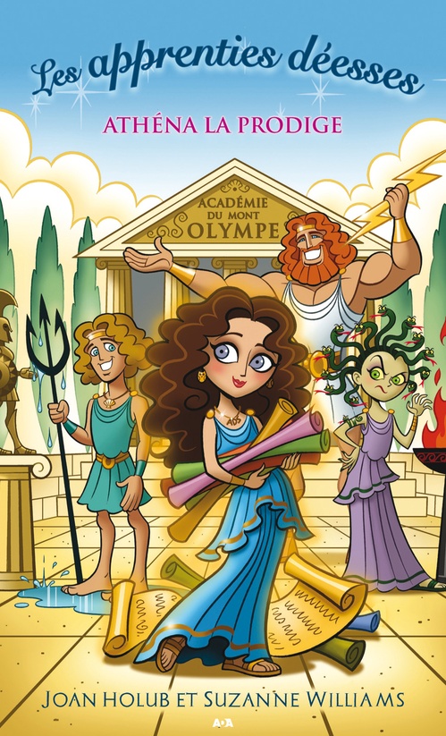 ebook cover of Athéna la prodige, by Joan Holub, Suzanne Williams