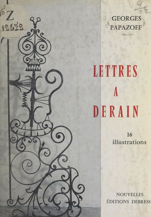 Couverture ebook de Lettres à Derain, de Georges Papazoff