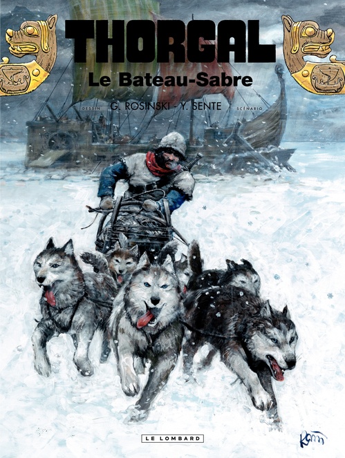 ebook cover of Thorgal - Tome 33 - Le Bateau-Sabre, by Yves Sente, Jean Van Hamme, Grzegorz Rosinski
