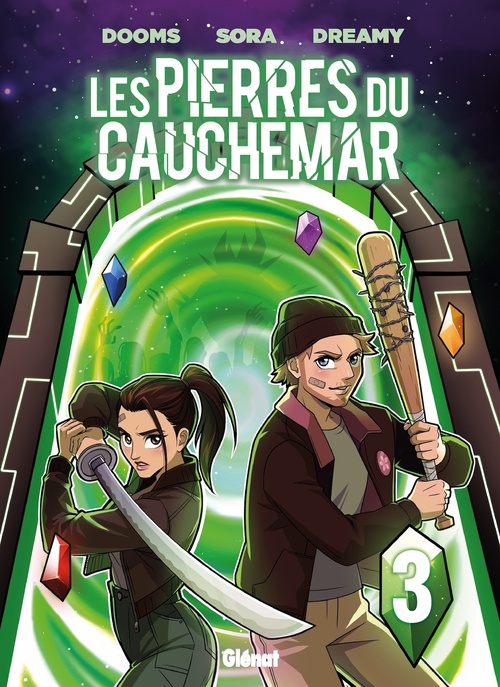 Couverture ebook de Dooms et Sora présentent les pierres du cauchemar - Tome 03, de Dreamy
