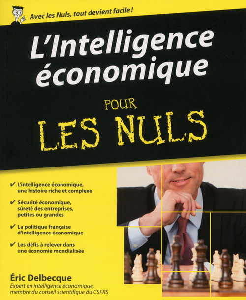 Couverture ebook de L'intelligence économique Pour les Nuls, de Eric Delbecque