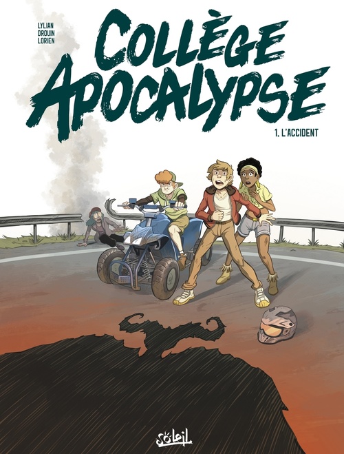 Couverture ebook de Collège Apocalypse T01 - L'Accident, de Lylian, Paul Drouin