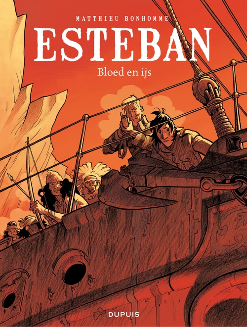 ebook cover of Bloed en ijs, by Matthieu Bonhomme