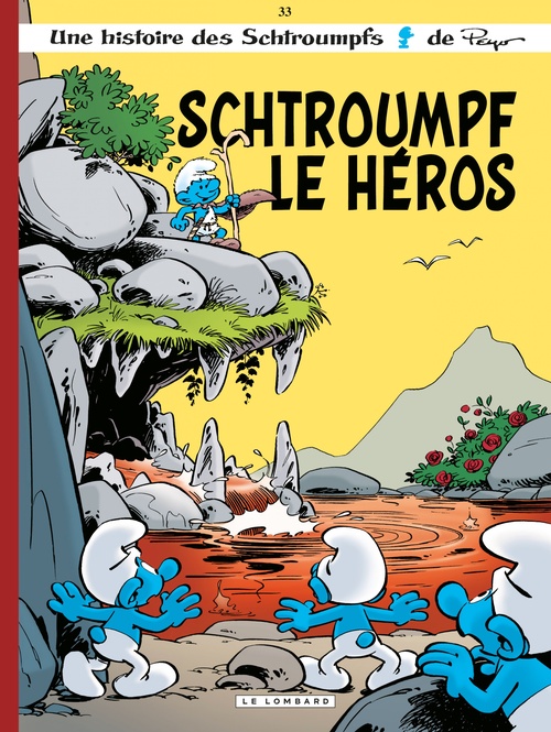 Couverture ebook de Les Schtroumpfs - Tome 33 - Schtroumpf le Héros, de Peyo