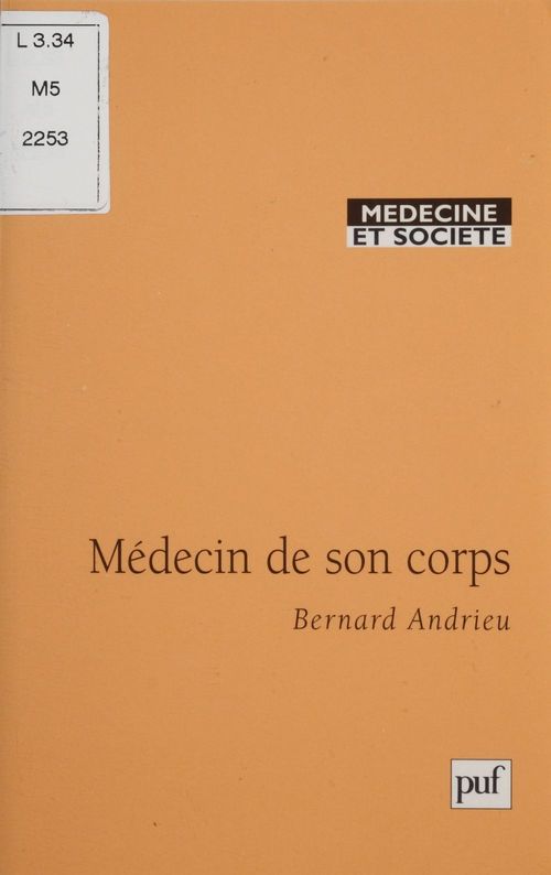 ebook cover of Médecin de son corps, by Bernard Andrieu