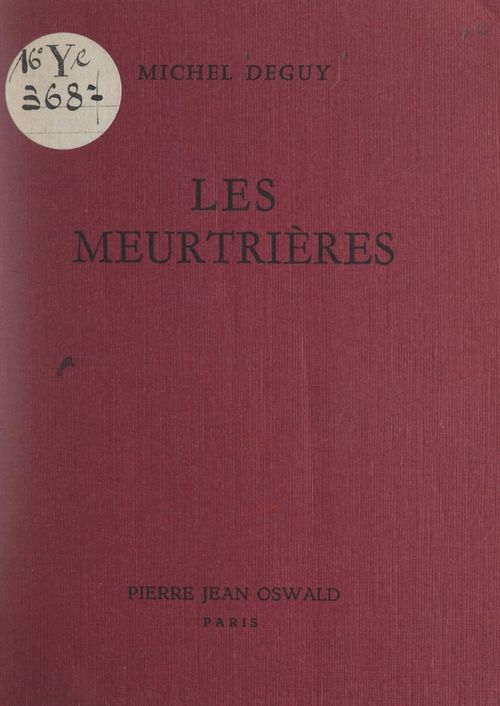 Couverture ebook de Les meurtrières, de Michel Deguy