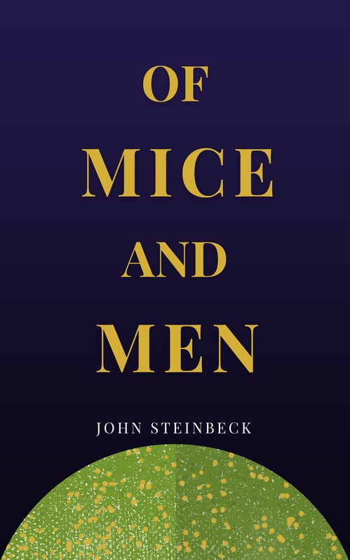ebook cover of Of Mice and Men, by John Steinbeck