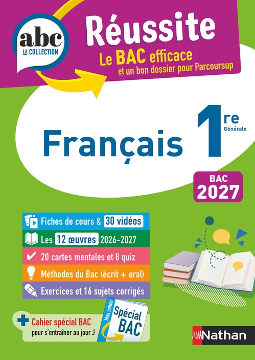ebook cover of Réussite Français 1ère - 2027, by Delphine Fradet, Dominique Prest, Garance Kutukdjian, Ghislaine Zaneboni, Françoise Cahen