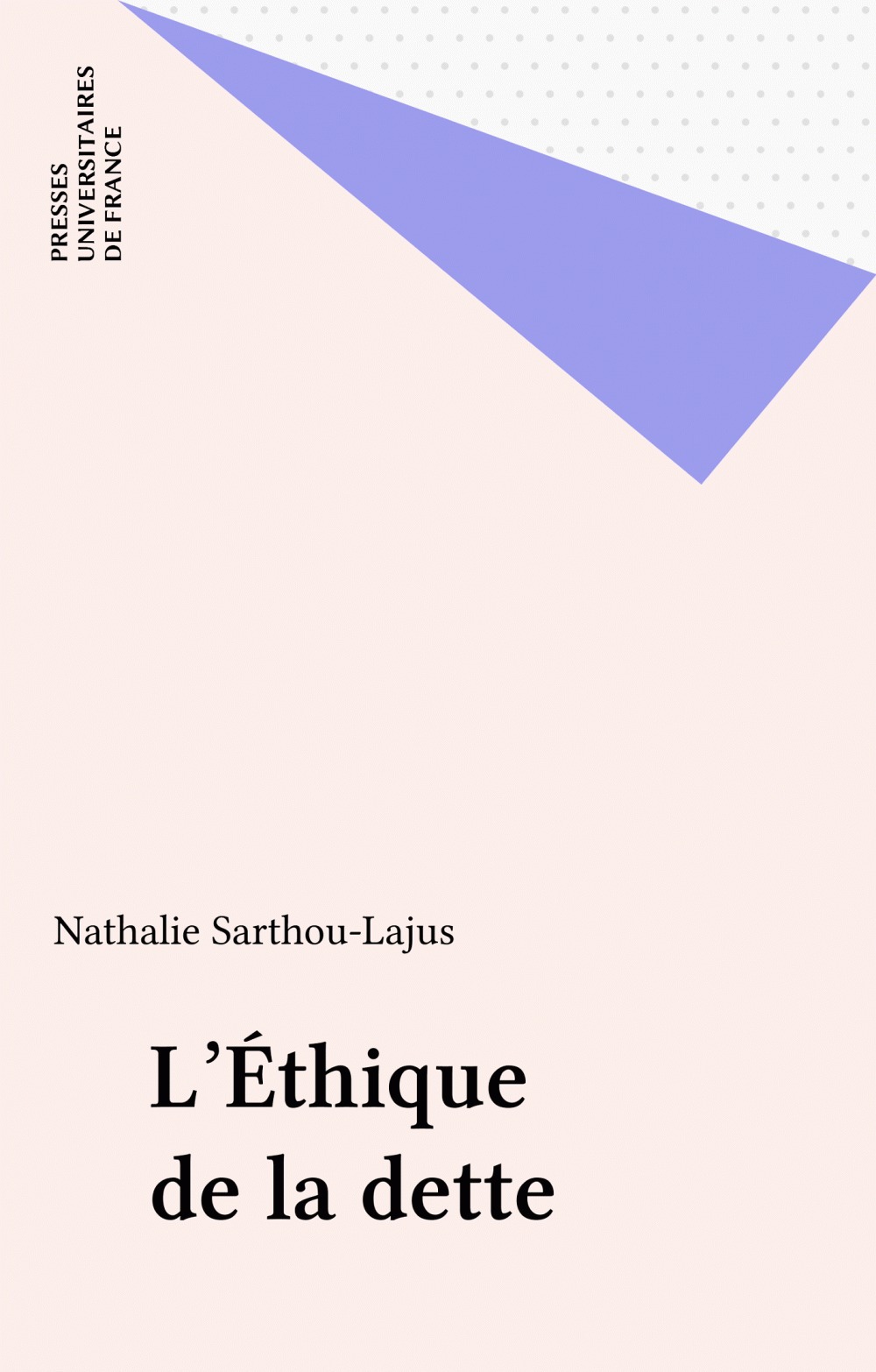ebook cover of L'Éthique de la dette, by Nathalie Satrou-Lajus