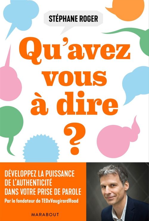 Couverture ebook de Qu'avez-vous à dire ?, de Stéphane Roger