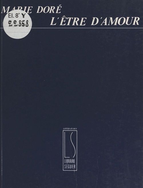 ebook cover of L'être d'amour, by Marie Dore