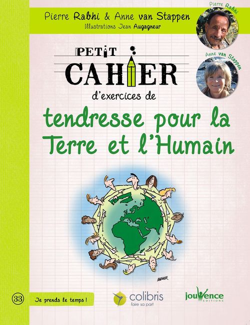 ebook cover of Petit cahier d'exercices de tendresse pour la Terre et l'Humain, by Pierre Rabhi, Anne Van Stappen, Jean Augagneur