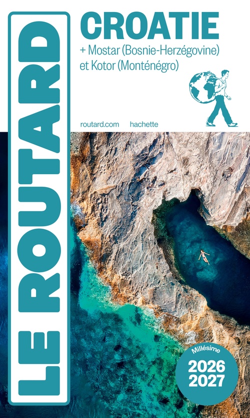 Couverture ebook de Guide du Routard Croatie 2026/27, de Collectif