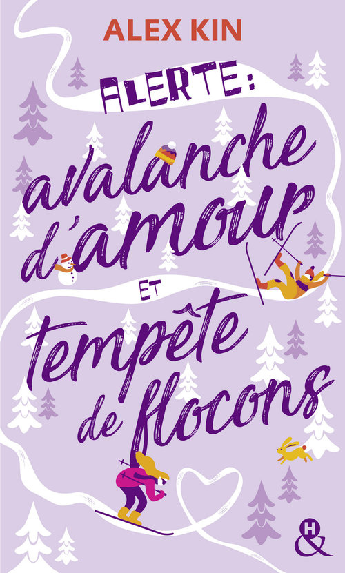 Couverture ebook de Alerte : avalanche d'amour et tempête de flocons, de Alex Kin