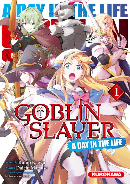 Couverture ebook de Goblin Slayer - A Day in the Life - tome 1, de Kumo Kagyu, Daichi Matsuse