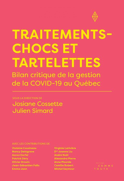 ebook cover of Traitements-chocs et tartelettes, by Josiane Cossette, Julien Simard