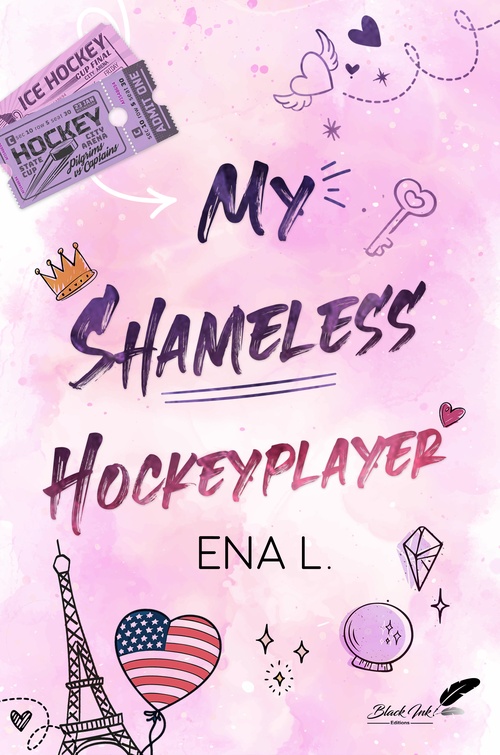 ebook cover of My shameless hockeyplayer, by Ena l
