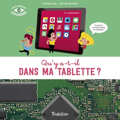 Couverture ebook de Qu'y a t-il dans ma tablette ?, de Stéphanie Duval